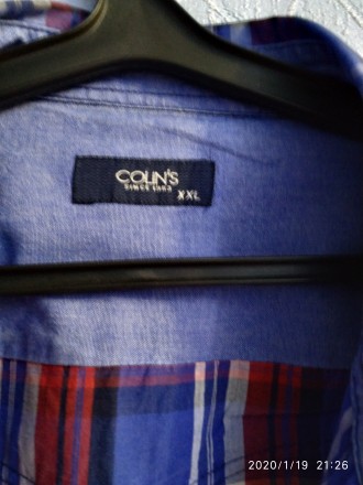 Мужская рубашка фирмы COLIN"S размер XXL в идеальном состоянии (одевали пару раз. . фото 3