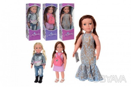 Интерактивная большая кукла,
Лялька Ми дівчатка М 3957-59-60
Модна лялька М 3957. . фото 1