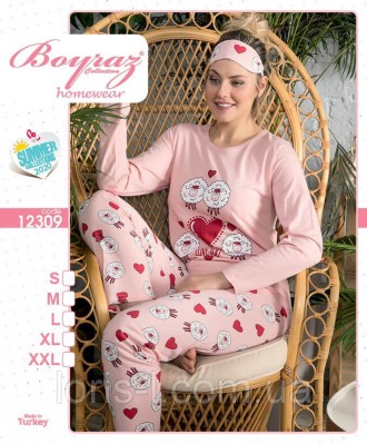 
Пижама женская в ассортименте
Высококачественные пижамные комплекты марки Boyra. . фото 2