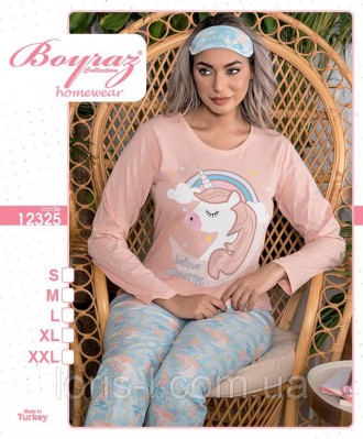 
Пижама женская в ассортименте
Высококачественные пижамные комплекты марки Boyra. . фото 4