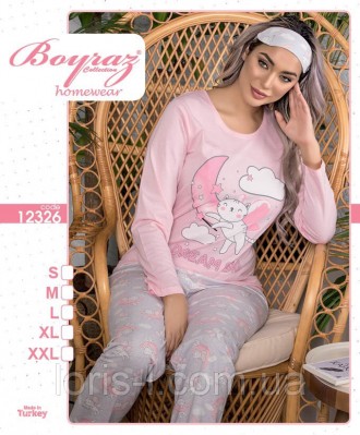 
Пижама женская в ассортименте
Высококачественные пижамные комплекты марки Boyra. . фото 9