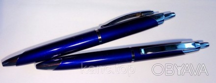 Ручка с элегантным дизайном. Шариковая, автоматическая. Надежный пластиковый кор. . фото 1