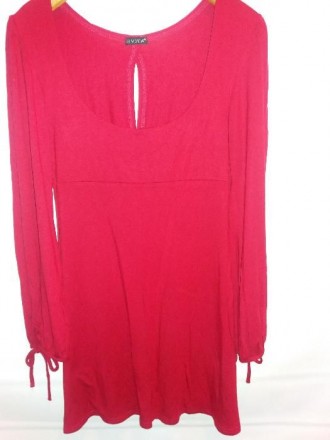 Туника-платье, бренд Evita (вискоза). Размер 46-48. Длина 85 см, длина рукава 60. . фото 2