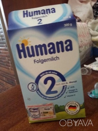 Продам детскую смесь Humana 2 (300 грамм.).Не подошла ребенку,со всей пачки испо. . фото 1