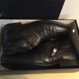 Кожаные итальянские мужские ботинки в отличном состоянии размер 42. . фото 9