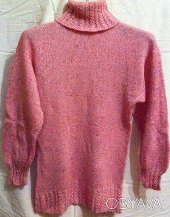 Продам свитер ручной работы, пряжа из Германии. Размер 36-38 (42-44) Мягкий. Дли. . фото 1