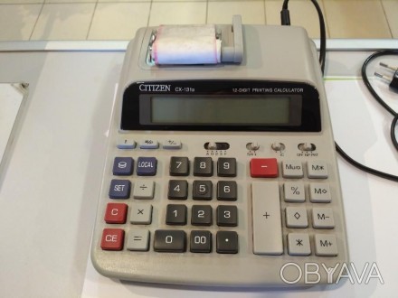 Печатающий калькулятор Citizen CX-131 II Б/У, состояние отличное Характеристики:. . фото 1