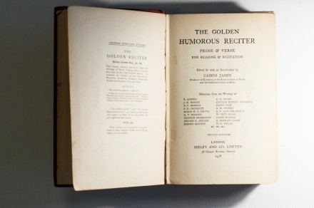 The Golden Humorous Reciter 1908
London Seeley and CO.Limited
38 Great Russell. . фото 4