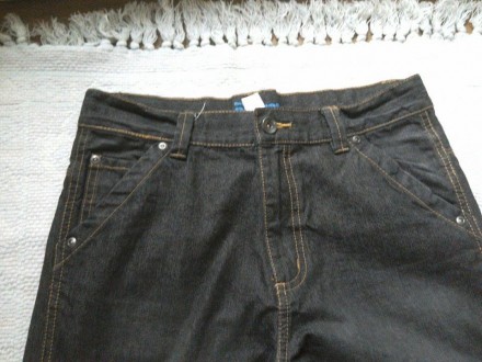 джинси вільного крою (мішкуваті і комфортні) з заниженою поширеною талією в "вул. . фото 3