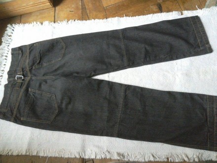 джинси вільного крою (мішкуваті і комфортні) з заниженою поширеною талією в "вул. . фото 4