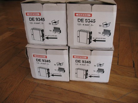 Коробка клемм 98х98х52 IP55 DE 9345 Hensel (DE 9345) серая 

с клеммами 5-полю. . фото 3