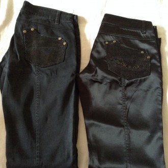 Модные черные атласные джинсы Cro Jeans
Есть две пары 27/33 новые атласные
Вто. . фото 2