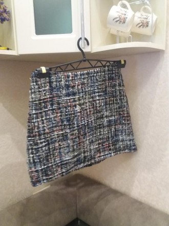 Твидовая мини-юбка с мелкими пайетками; +++подарок!!! primark

фактурная юбка . . фото 7