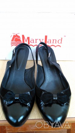 Продам туфли (лодочки) фирмы Mari Land.
Верх босоножек и подкладка из натуральн. . фото 1