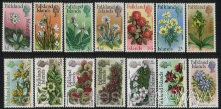 Falkland Islands флора
1968 г.в.
SC# 166 - 179
MNH, XF
Полная серия. **. . фото 1
