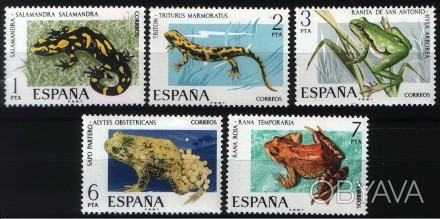 Espana Испания 1975
Почтовые марки Испании. Фауна. Жабы, лягушки
1975 г.
Полная . . фото 1