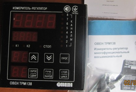 Измеритель-регулятор ОВЕН ТРМ138 предназначен для измерения, регистрации и регул. . фото 2