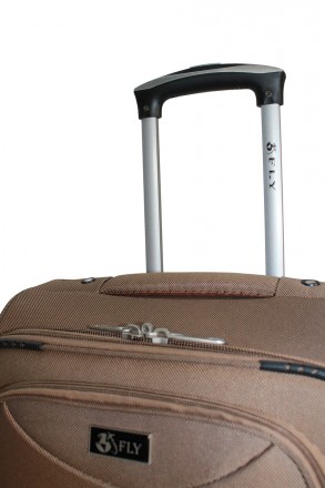 
Средний тканевый чемодан на четырех колесах Fly 1220 изготовлен из надежного и . . фото 7