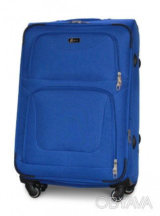 
Средний тканевый чемодан на четырех колесах Fly 1220 изготовлен из надежного и . . фото 1