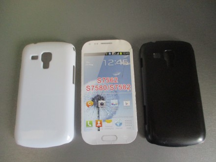 Чехол для Samsung Galaxy S7562 / S7580 / S7582. Цвет - черный и белый.

Фото р. . фото 2