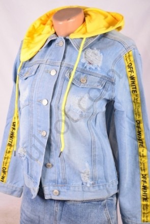 Женские куртки джинсовые  оптом от 295 грн. Торговых марок GOURD, GECCE, STRESS . . фото 5