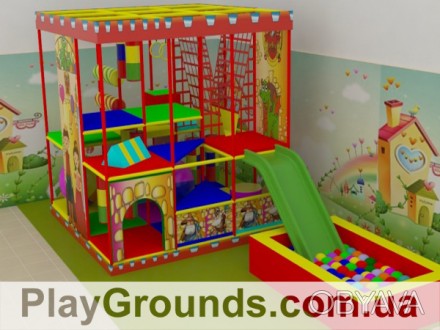 Предлагаем строительство детских игровых комнат « под ключ». Индивидуальные реше. . фото 1