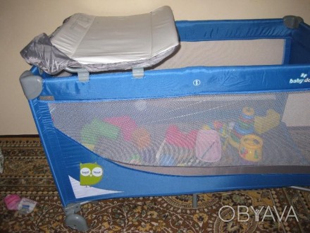 Состояние отличное Кроватка-манеж Baby Design Dream с пеленальным столиком. Отли. . фото 1