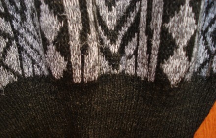 Теплый мужской джемпер черно-серого цвета, размер 50. Производитель - WESTERN. С. . фото 7