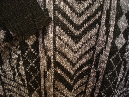 Теплый мужской джемпер черно-серого цвета, размер 50. Производитель - WESTERN. С. . фото 6