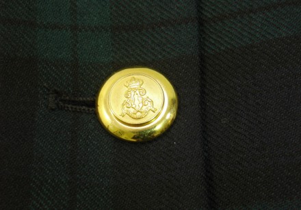 Эксклюзивный стильный женский двубортный пиджак BROOKS BROTHERS. Шотландская чер. . фото 7