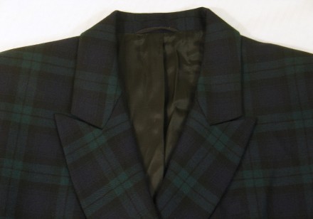 Эксклюзивный стильный женский двубортный пиджак BROOKS BROTHERS. Шотландская чер. . фото 5
