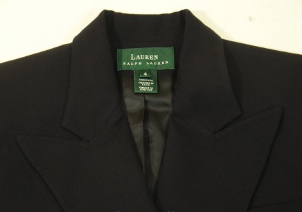 Эксклюзивный стильный женский двубортный пиджак Lauren от Ralph Lauren. Строгая . . фото 8