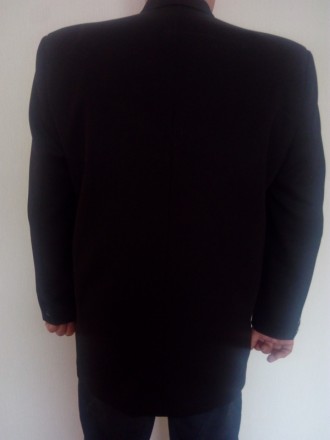 Пиджак муж .двубортный, черный, р.52-54, практически не носился, хорошем состоян. . фото 3