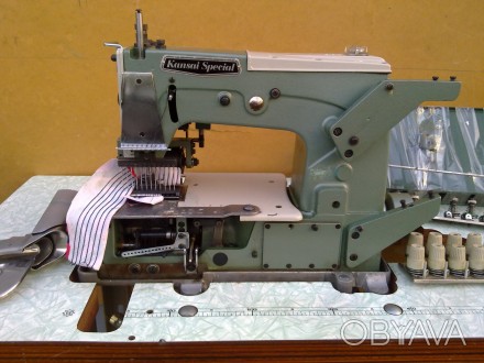 Швейная машина Kansai- 12 игольная - поясная, улитка для поясов в комплекте, лам. . фото 1