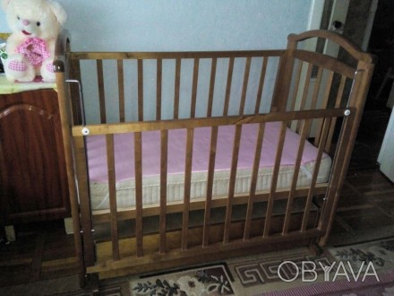 Кроватка детская ,в идеальном состоянии ,после 1 ребенка (который там почти не с. . фото 1
