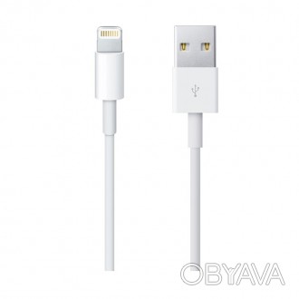 USB кабель USB/Apple Lightning 1М White (MD818ZM/A). . фото 1
