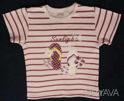 Продам футболку для девочки  "LEMua", Украина,
б/у, в отличном состоянии,
без . . фото 1