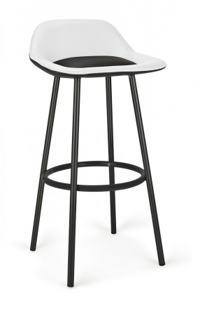 Барный стул высокий, хокер, табурет, материал металл, цвет черный, крашенный, не. . фото 2