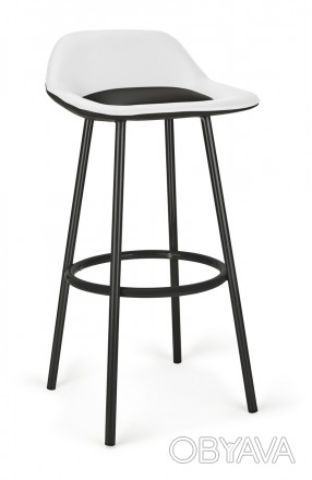 Барный стул высокий, хокер, табурет, материал металл, цвет черный, крашенный, не. . фото 1