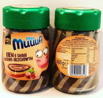 Шоколадный крем паста MixFix cream Kruger шоколадно-ореховый Германия 400g Подбо. . фото 3