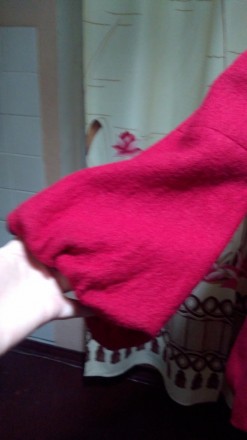 Пальто  букле красное демисезонное(только подкладка,без утеплителя) размер 44 су. . фото 6