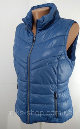 Женская жилетка на синтепоне осень - зима. Ткань 100% полиэстер. Размер 40. Карм. . фото 6