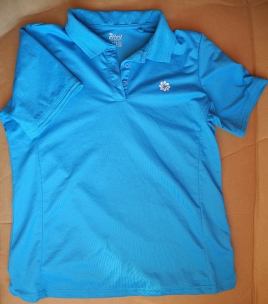 Новая женская футболка "Crivit Sports" с коротким рукавом 
Цвет - голубой.

З. . фото 2