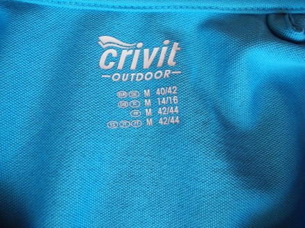 Новая женская футболка "Crivit Sports" с коротким рукавом 
Цвет - голубой.

З. . фото 4