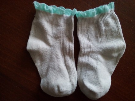 Продам носочки для новорождённых в хорошем состоянии. Белые на фото 2 длинна - 8. . фото 4