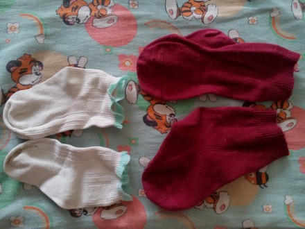 Продам носочки для новорождённых в хорошем состоянии. Белые на фото 2 длинна - 8. . фото 5