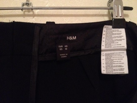 Длинные чёрные брюки H&M
Новые. Не мнутся. Ткань немного тянется.
длина от поя. . фото 8