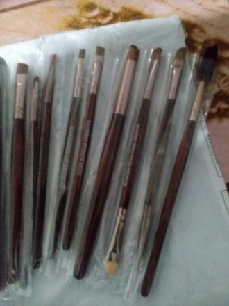 Новый набор кисточек для макияжа из 20 шт. Ручка сделана из дерева, ворсинки иск. . фото 6