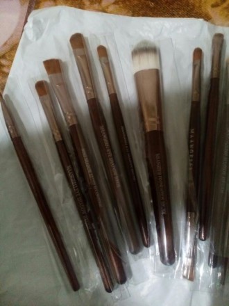 Новый набор кисточек для макияжа из 20 шт. Ручка сделана из дерева, ворсинки иск. . фото 4