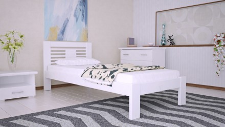 Кровать изготовлена из натурального дерева : бука или сосны (на выбор покупателя. . фото 6